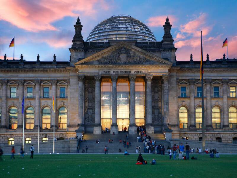 Le Reichstag, siège du Parlement allemand, à Berlin, en Allemagne.