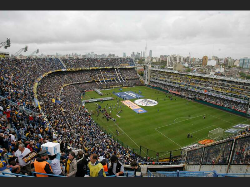 Le stade du club Boca Juniors lors d’un match. (Buenos Aires, Argentine) 