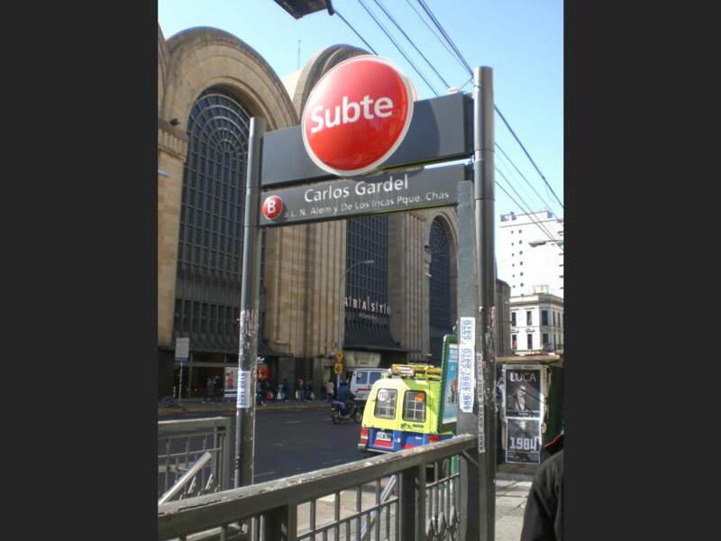 Vue sur le centre commercial de l’Abasto, à Buenos Aires, en Argentine.