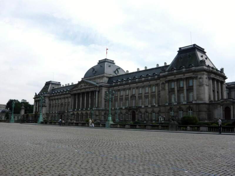 La place des Palais à Bruxelles, en Belgique.