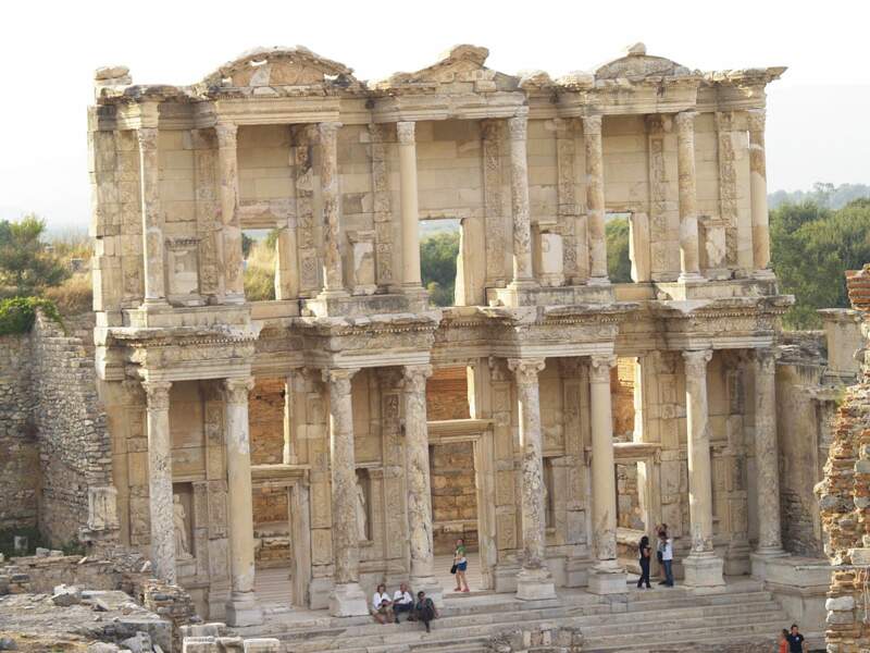 La bibliothèque de Celsus, à Ephèse, en Turquie.
