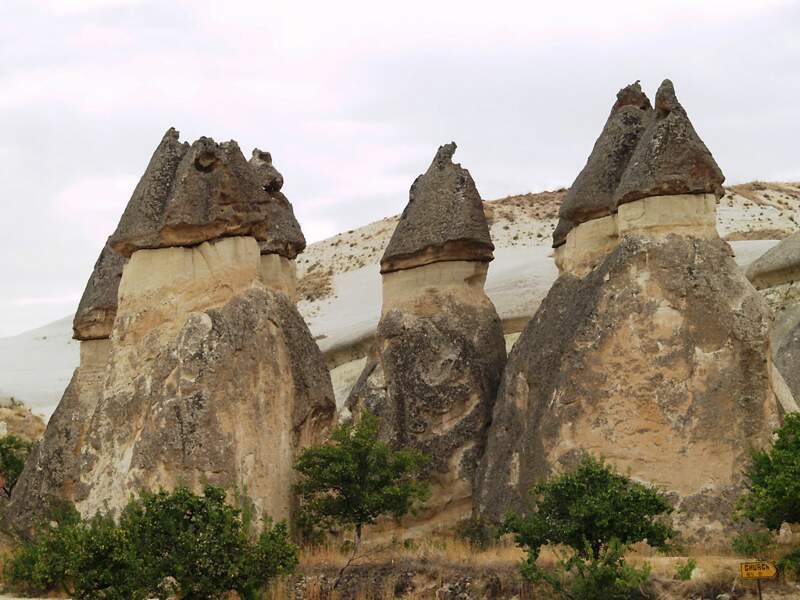 Paysage de Göreme, en Cappadoce (Turquie).