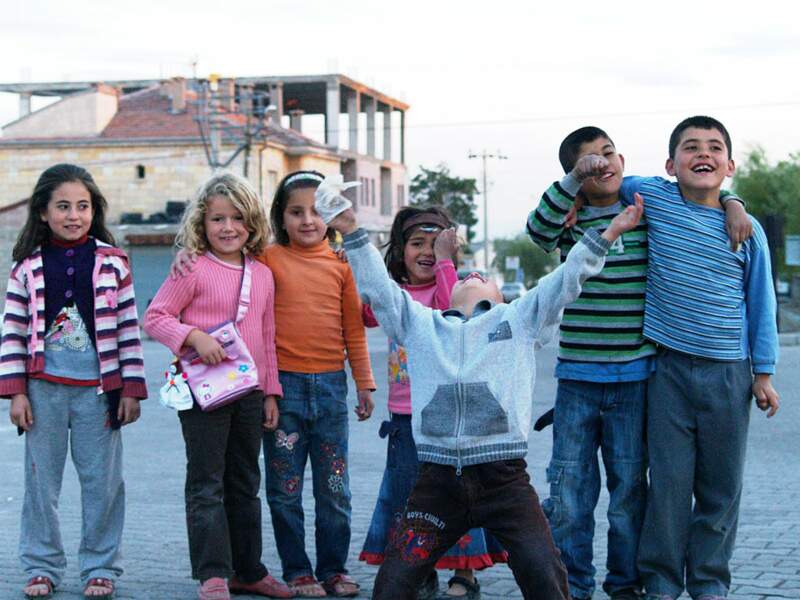 Rencontre avec des enfants de la ville de Derinkuyu, en Turquie.