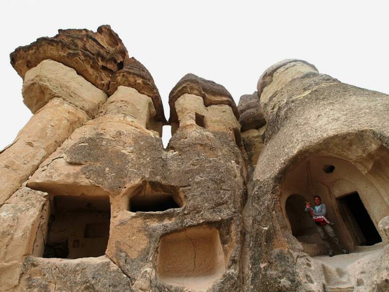 Paysage de la vallée de Göreme, en Cappadoce (Turquie).