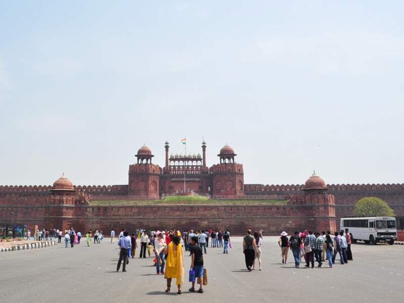 Le Fort Rouge de Delhi, en Inde.