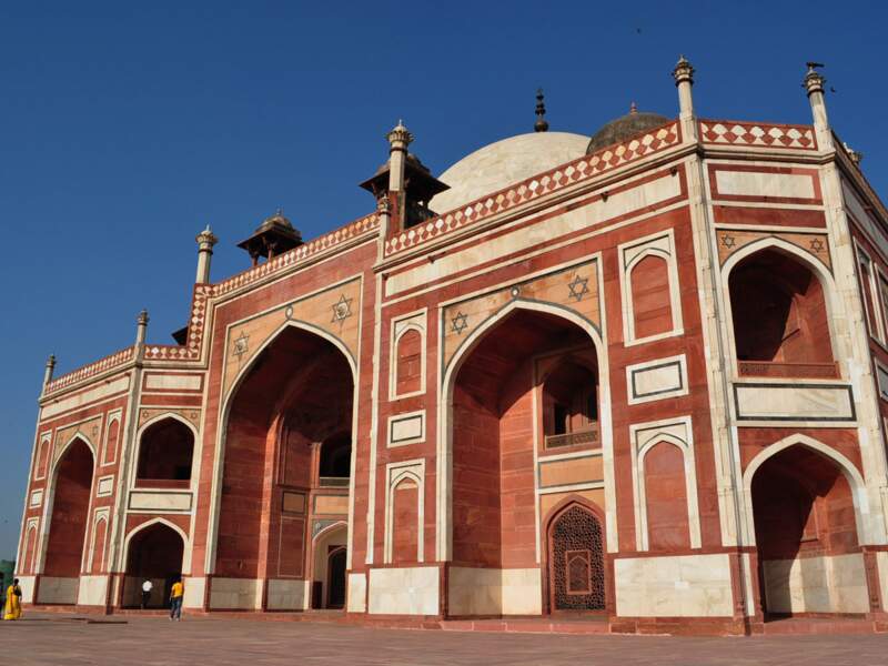 Le mausolée d'Humayun, à Delhi, en Inde.