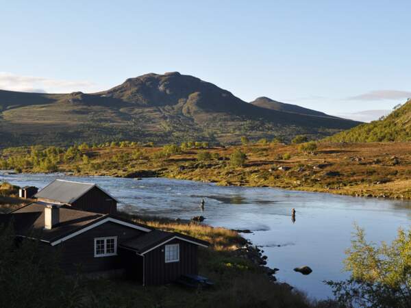 Le refuge de Gjendesheim, près du parc national du Jotunheim, en Norvège.