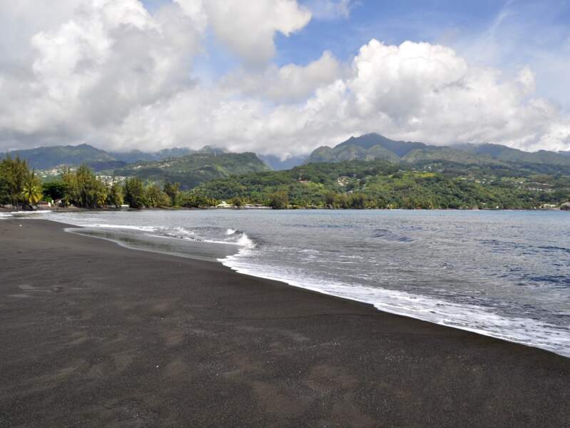 La plage de la pointe Vénus, à Tahiti, en Polynésie française. 