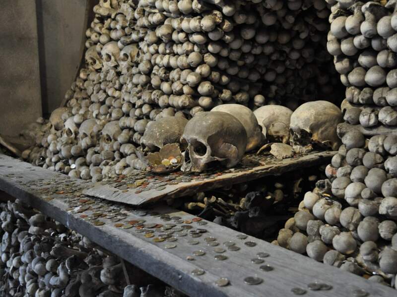 L'ossuaire de Sedlec à Kutna Hora, en République tchèque.