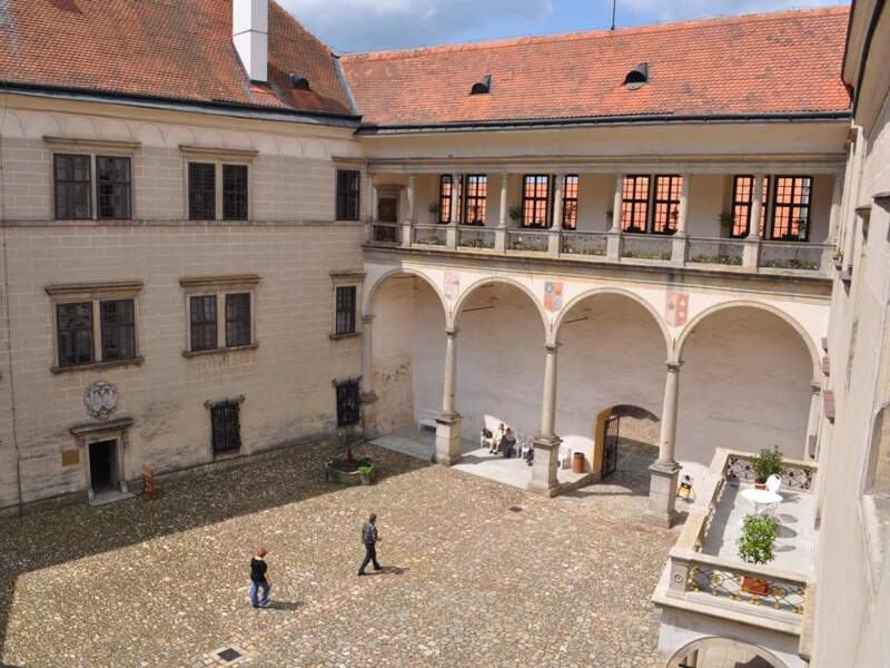 Le château de Telc, en République tchèque.