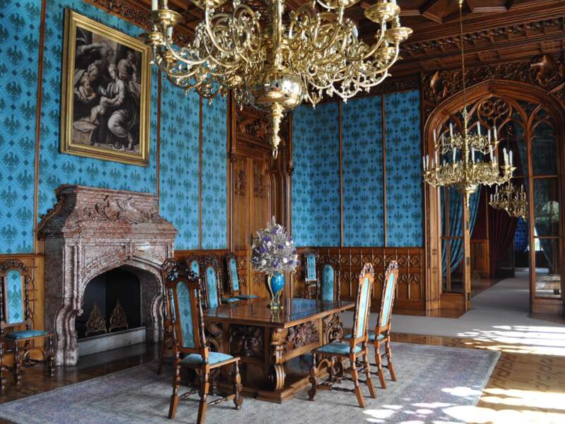 L'intérieur du château de Lednice-Valtice, en République tchèque.