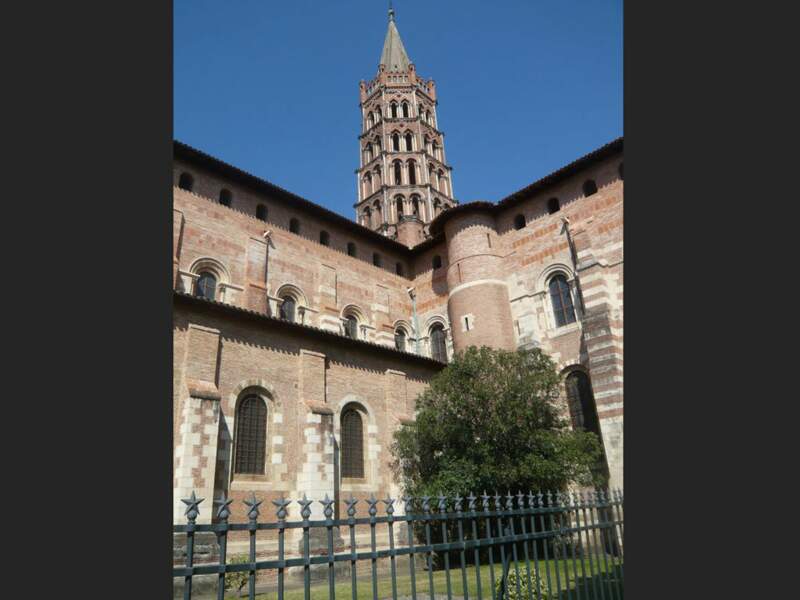 La basilique Saint-Sernin à Toulouse, en France.