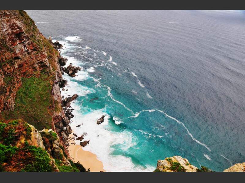 Une vue spectaculaire, à la pointe du Cap, en Afrique du Sud.