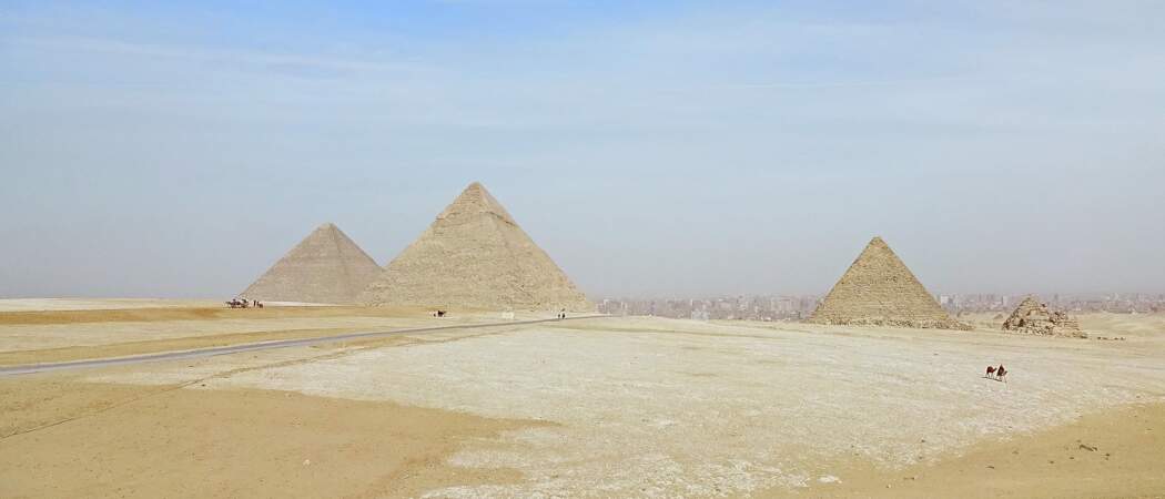La pyramide de Khéops (Egypte)