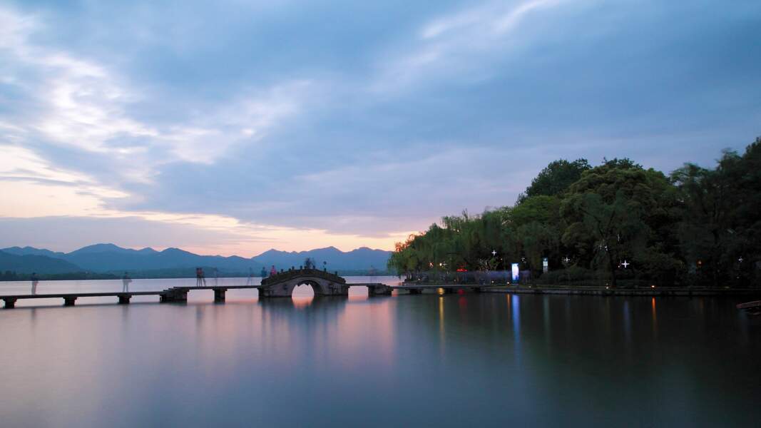 Xihu, le lac de l'Ouest (Hangzhou, province du Zhejiang, Chine)