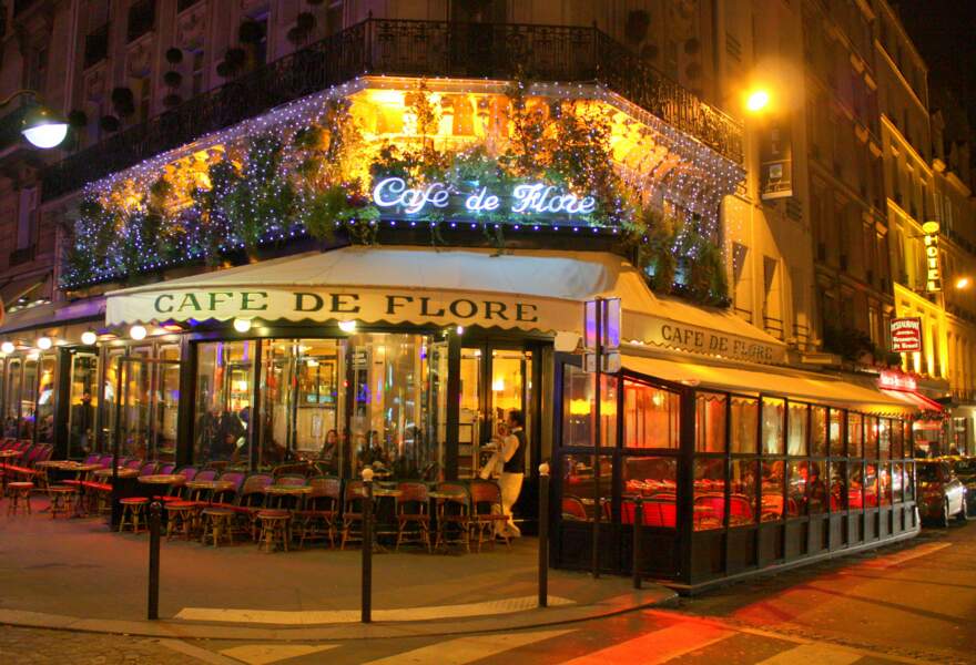 Le café de Flore à Saint-Germain-des-Prés