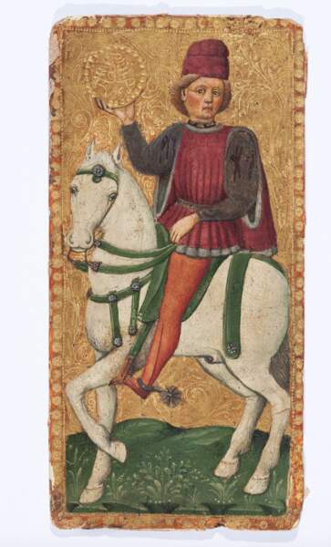 Cavalier de deniers, « Maître du Chariot d’Issy », Milan, vers 1441-44 