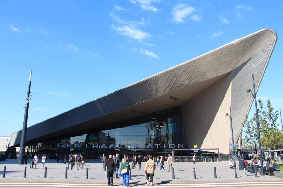 La gare centrale de Rotterdam