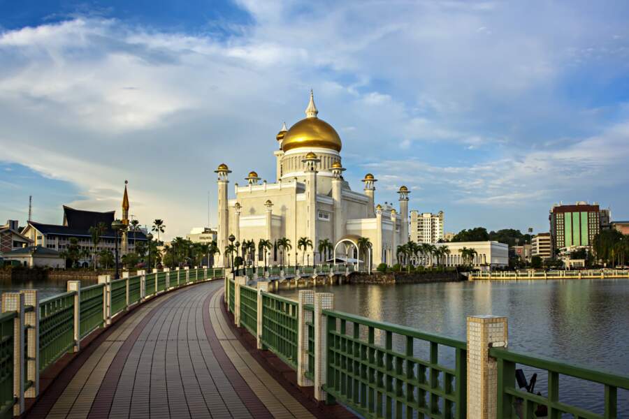 La mosquée Omar Ali Saifuddin, à Brunei