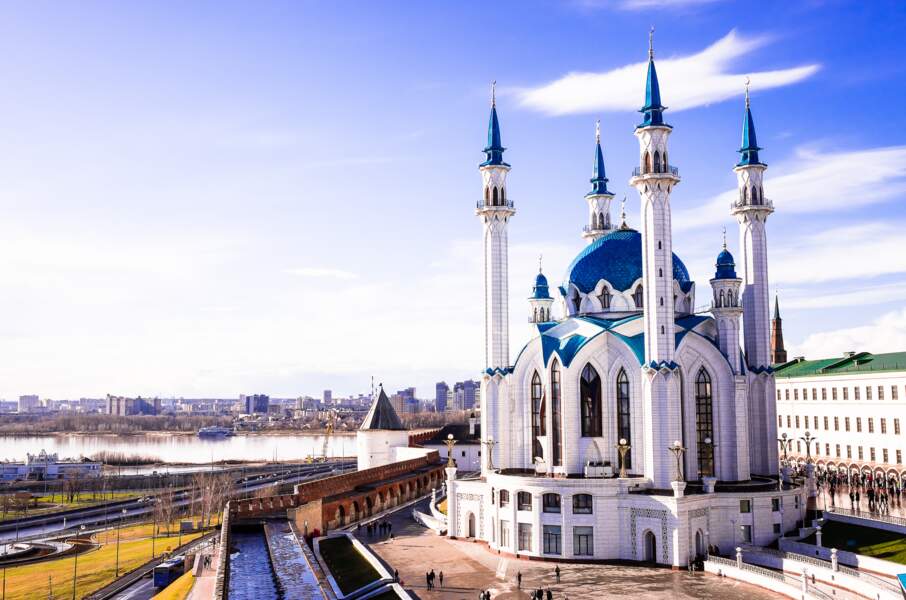La mosquée Qolşärif à Kazan, en Russie