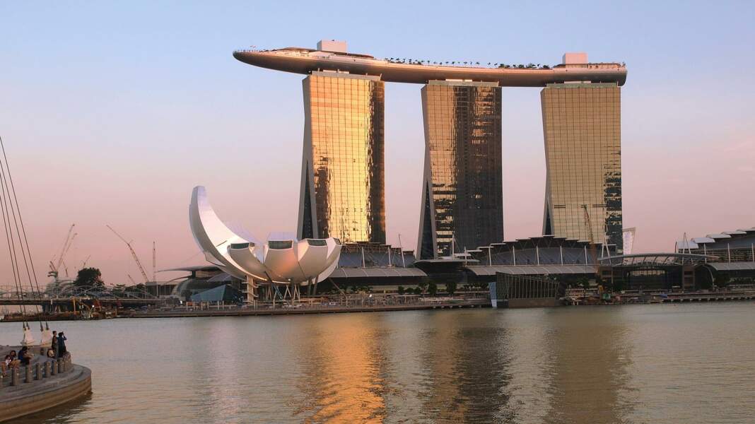L'hôtel Marina Bay Sands, à Singapour
