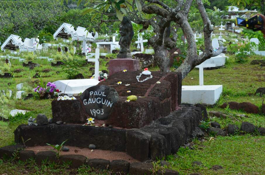 La tombe de Paul Gauguin, en Polynésie française