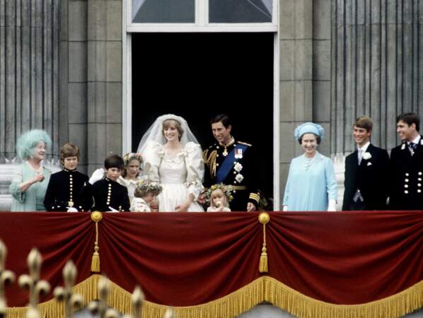 29 juillet 1981 : mariage de son fils le prince Charles 