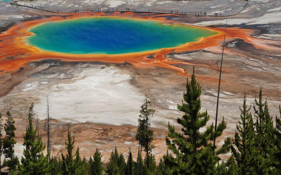 La caldeira de Yellowstone (États-Unis)