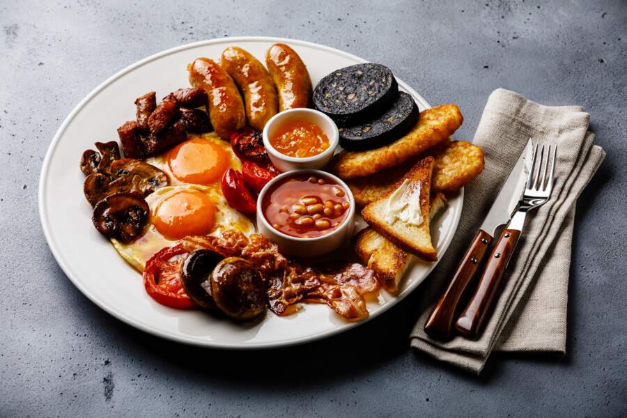 L'English breakfast en Angleterre