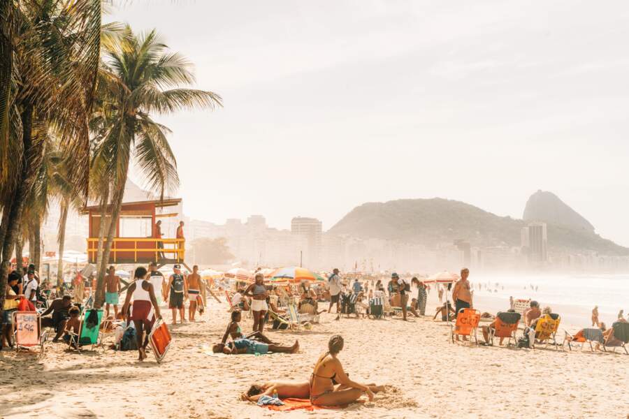 Copacabana, à Rio de Janeiro, au Brésil