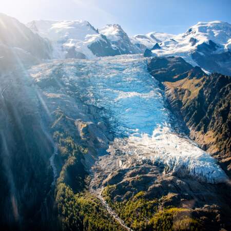 Le glacier des Bossons