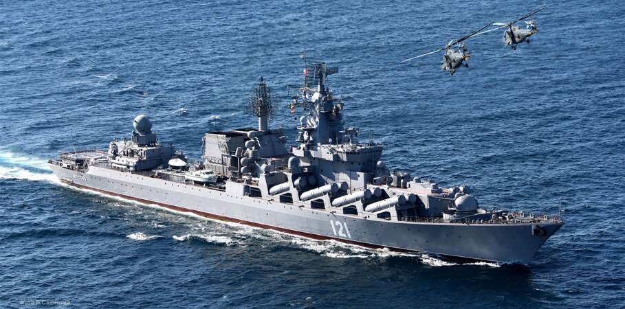 14 avril 2022 : le Moskva, joyau de la flotte russe de la Mer Noire, coule