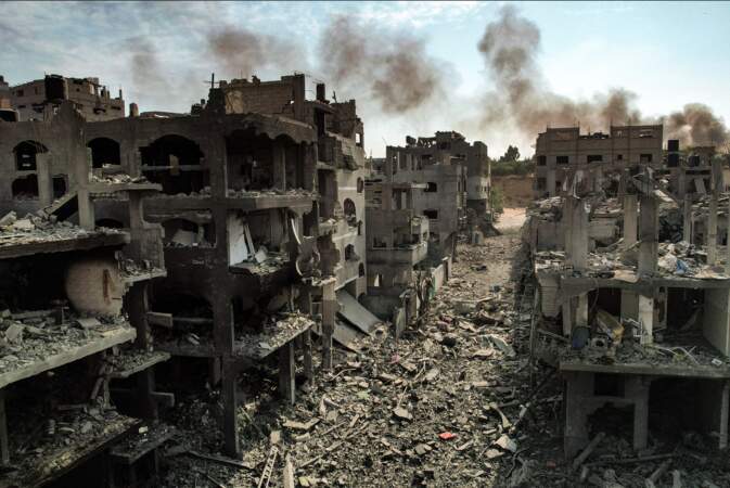 Les décombres de Gaza