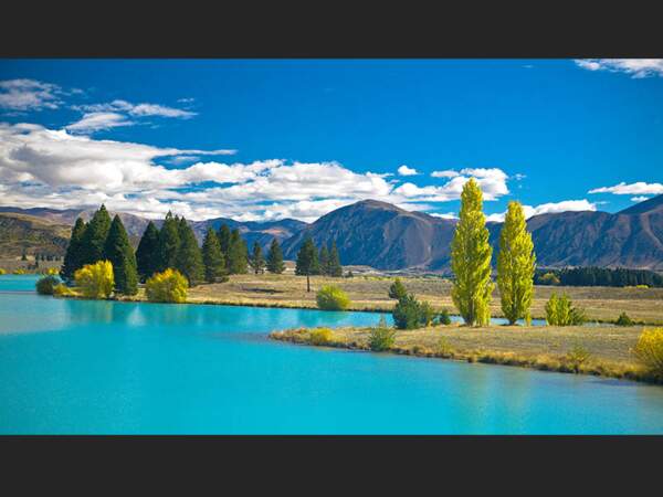 Lac Ruataniwha, en Nouvelle-Zélande