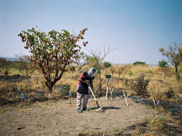 En Angola, 77 personnes ont été tuées en 2011 à cause des mines.