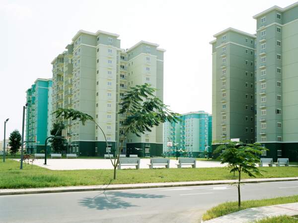 La "Nova Cidade" de Kilamba, en banlieue de Luanda, en Angola. 