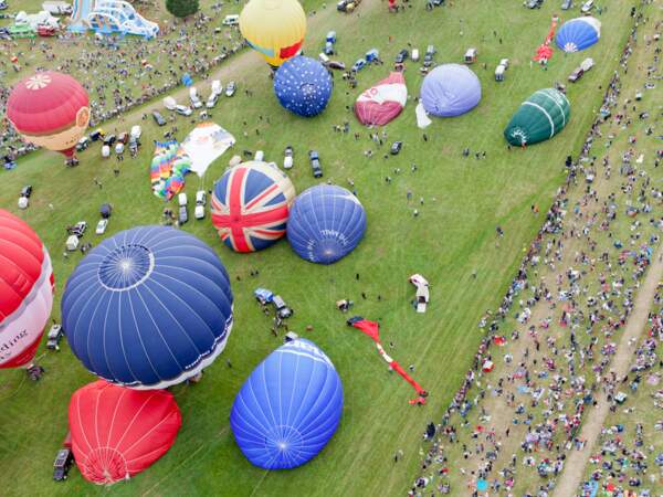 Le Balloon Fiesta qui a lieu chaque été à Ashton Court