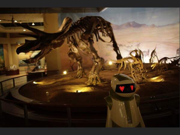 Arti, le robot du musée d'histoire naturelle de Seodaemun, à Séoul, en Corée du Sud.