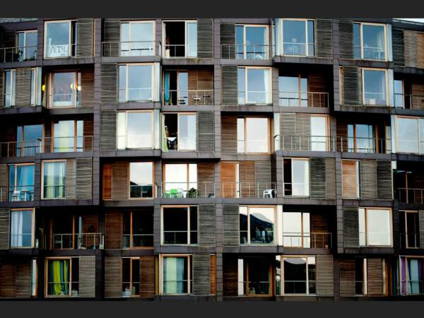 La résidence d'étudiants de Tietgenkollegiet, à Copenhague, est l'un des édifices atypiques qui répondent aux normes écologiques (Danemark).