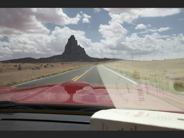 Sur la route de Monument Valley, dans l'Utah, aux Etats-Unis