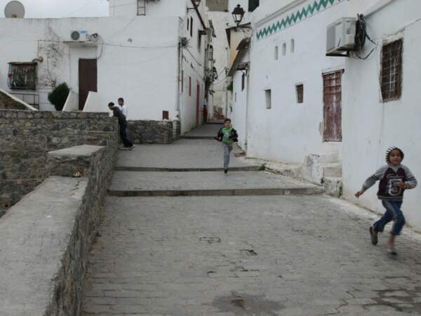 Le dédale de la Casbah, la vieille cité ottomane, est toujours planque et refuge (Alger).