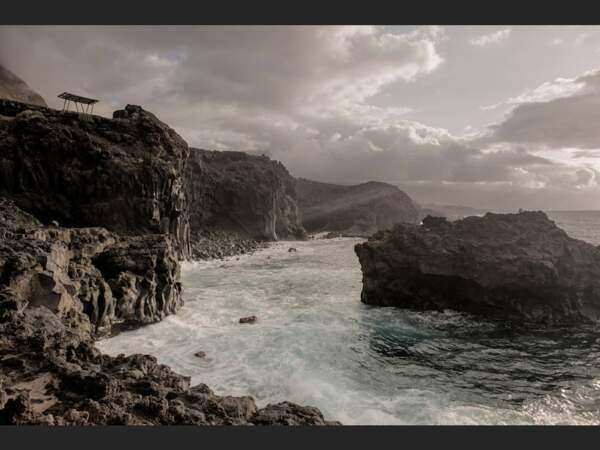 Falaises de Las Puntas sur l'île d'El Hierro, aux Canaries, en Espagne