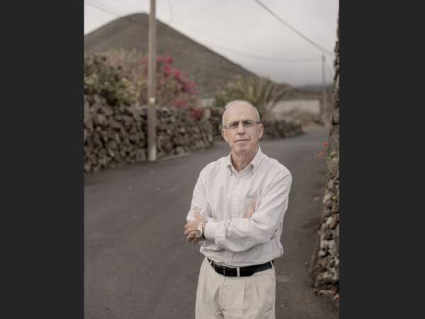 Tomás Padrón, porteur du projet «El Hierro 100 % durable», sur l'île d'El Hierro, aux Canaries, en Espagne