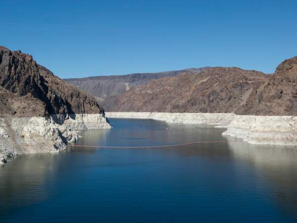 Le lac Meade, près de Las Vegas (Etats-Unis), risque de disparaître en 2021.