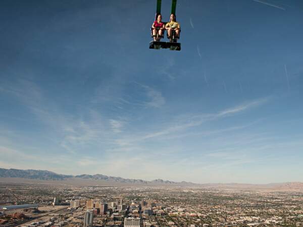 Las Vegas, vue de l'hôtel Stratosphere, aux Etats-Unis.