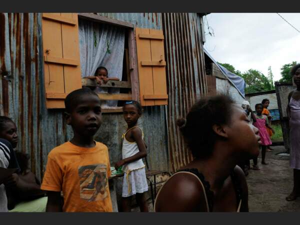 Chagossiens à Port-Louis, sur l'île Maurice
