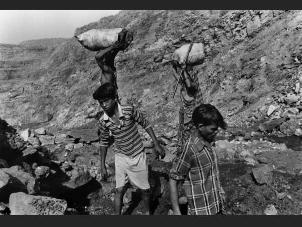 Mine sauvage à Jharia, en Inde