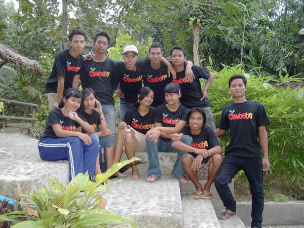 Et voici toute la « Team Bebekan » (Java, Indonésie).