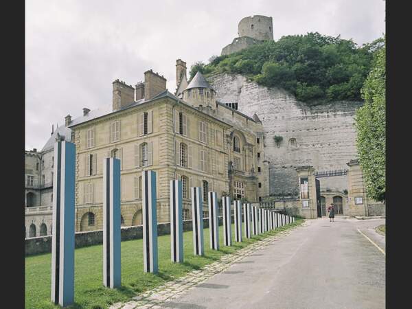 Le château de la Roche-Guyon en Ile-de-France, en France