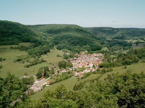 Le village de Bouilland, dans le département de la Côte-d'Or.